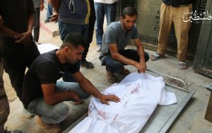 استشهاد 42 فلسطينياً بنيران العدو الإسرائيلي في قطاع غزة