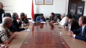 اجتماع لمناقشة جوانب التعاون بين وزارتي الكهرباء والمياه والصحة