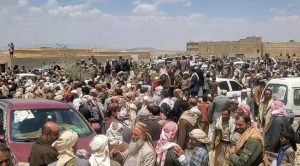الثورة 3 تشييع جثمان فقيد الوطن الشيخ مجاهد معيض في عمران