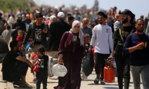 العدو الصهيوني يطالب بإخلاء مدينة غزة والتوجه نحو الجنوب