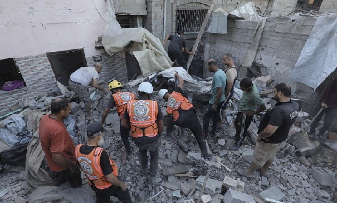 الدفاع المدني بغزة ينفذ 24 مهمة خلال 24 ساعة