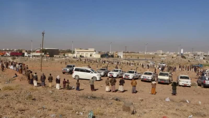 وقفة مسلحة في بني حشيش تنديدًا بالإساءة للقرآن الكريم