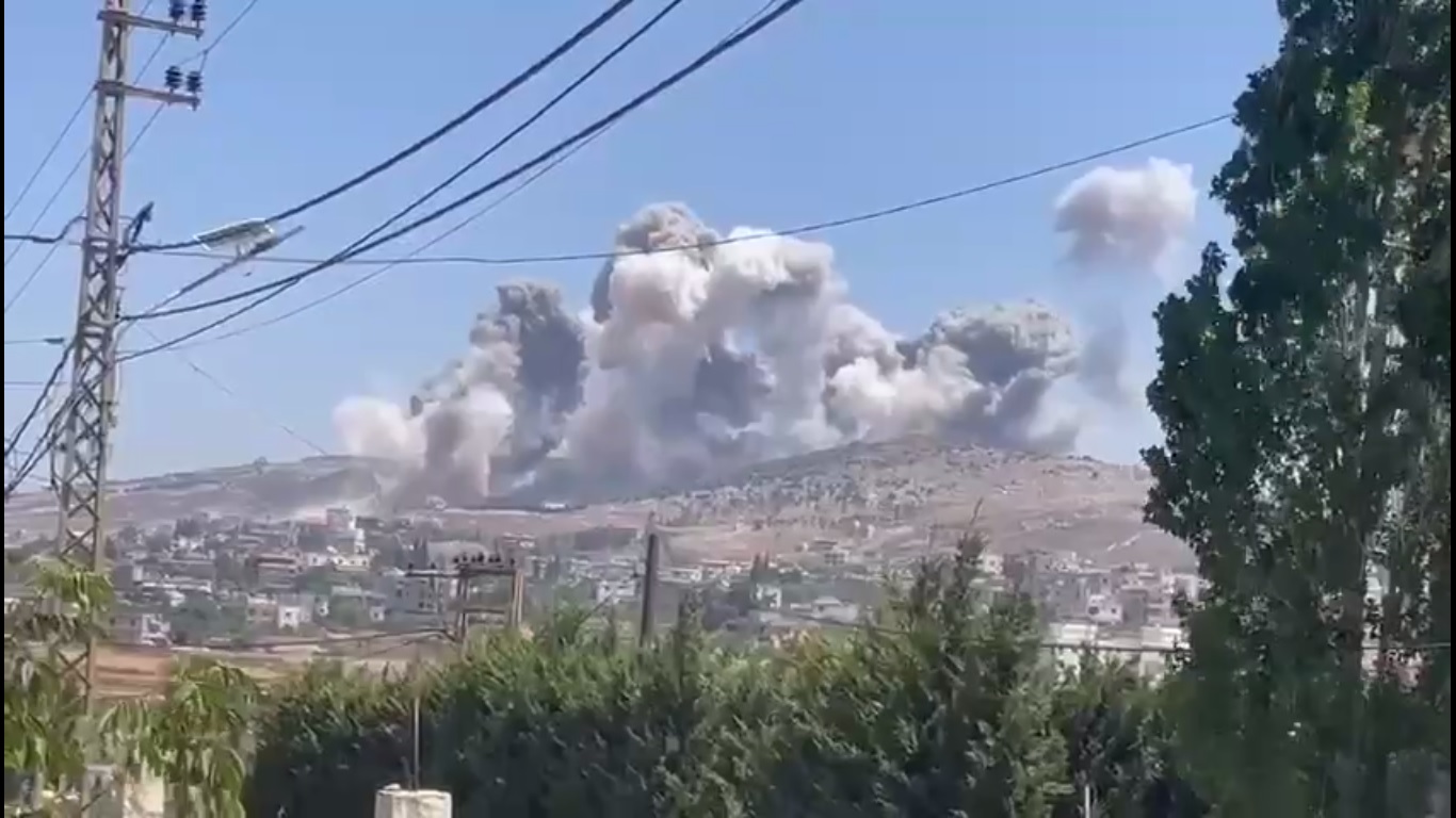 عدوان بري وجوي جديد لكيان العدو على لبنان