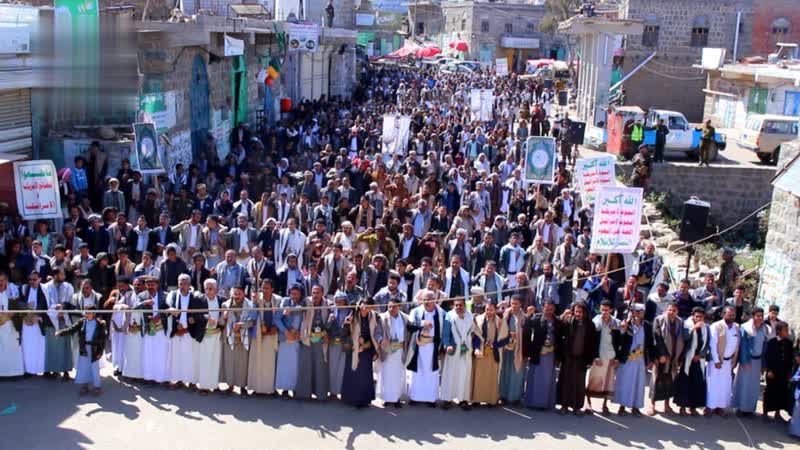 150 مسيرة حاشدة في ريمة تؤكد الجهوزية للجولة القادمة مع العدو