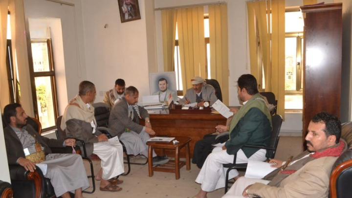 مناقشة جوانب العمل المشتركة بين فرع هيئة الأراضي ومكتب الأشغال بمحافظة صنعاء