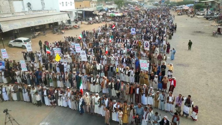 مسيرات حاشدة في ريمة بمناسبة يوم القدس العالمي