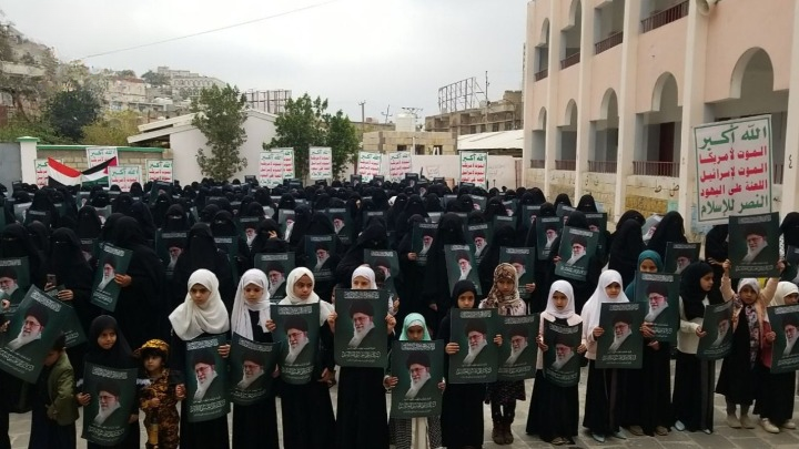 وقفات للهيئة النسائية في محافظة حجة بيوم القدس العالمي