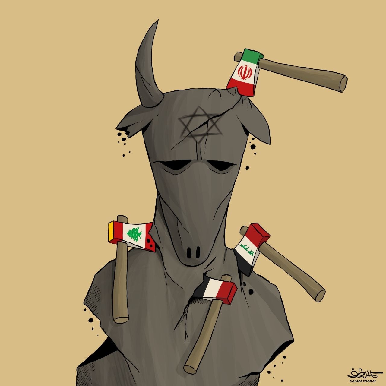 كاريكاتير.. كيان النازية الصهيونية تتهاون أمام ضربات محور المقاومة