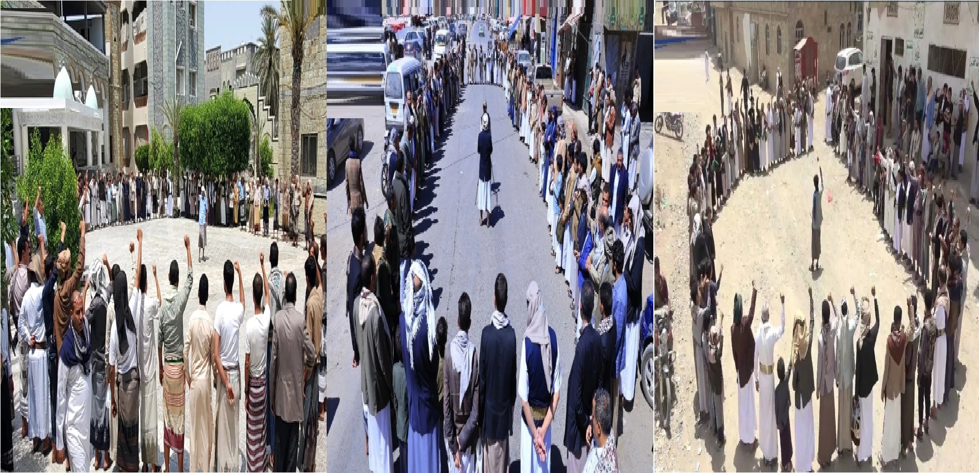 المئات من الوقفات الشعبية الحاشدة في صنعاء والحديدة تنديداً بجريمة احراف المصحف الشريف في أمريكا.. صور