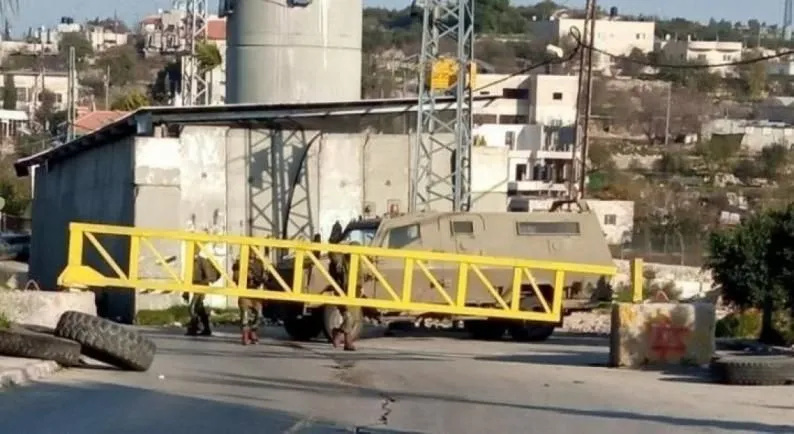 العدو الصهيوني يغلق منطقة التل بالخضر ويهدم بركسات شرق بيت لحم