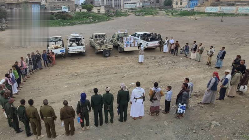 حفاش تسير قافلة عيدية للمرابطين في جبهة الزاهر بالبيضاء 