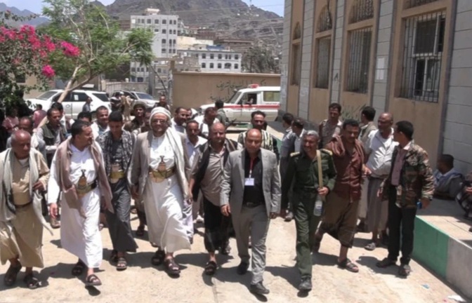 المساوى يفتتح المخيم الجراحي المجاني الثاني بمستشفى هجدة بتعز
