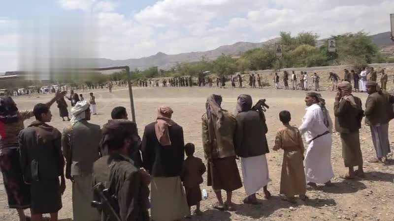 وقفة ومسير في بني حشيش تدشيناً للمرحلة الثالثة من دورات التعبئة