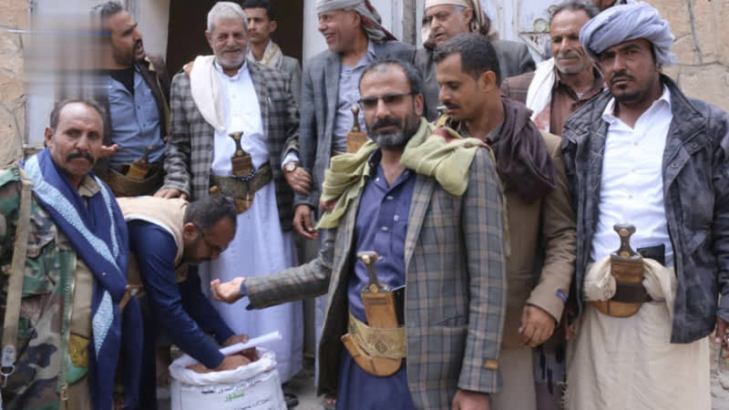 تدشين المرحلة الثانية من توزيع بذور القمح المحسنة في الرضمة بإب