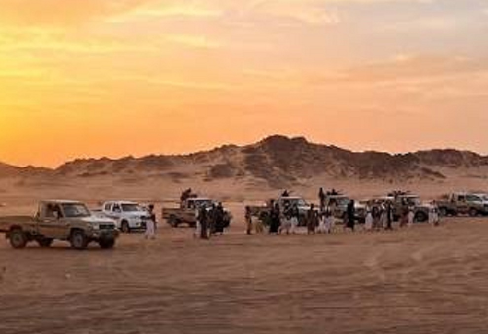 قبائل مأرب والجوف تنسحب من مطرح فدغم وسط تشكيك بنواياه