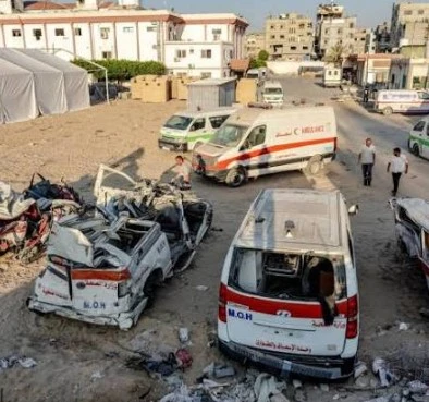 وزارة الصحة بغزة: نحذر من كارثة انسانية جراء توقف خدمات النقل والاسعاف
