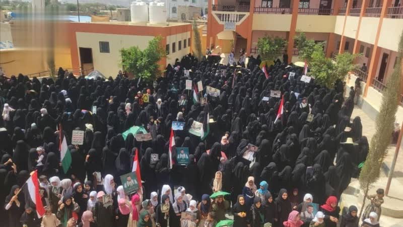 مسيرات نسائية حاشدة بصعدة في جمعة “التحذير والنفير”