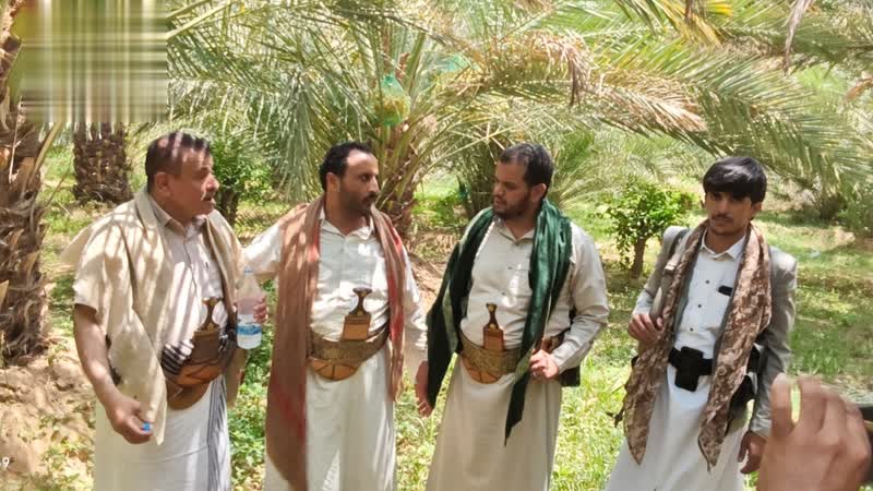 القائم بأعمال وزير الزراعة يتفقد مزارع النخيل في الجوف