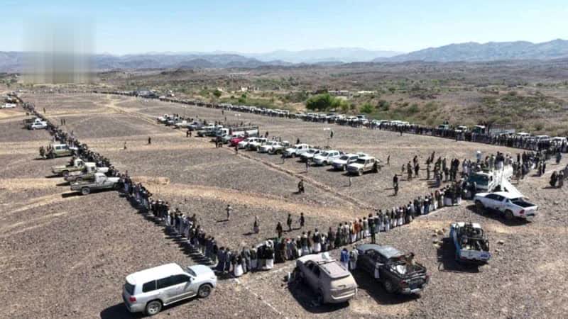 قبائل الأهنوم في عمران تعلن النفير العام والجهوزية لمواجهة تصعيد العدو السعودي