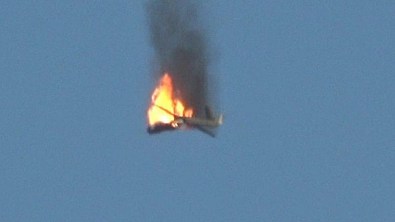 اسقاط طائرة سعودية في أجواء مأرب